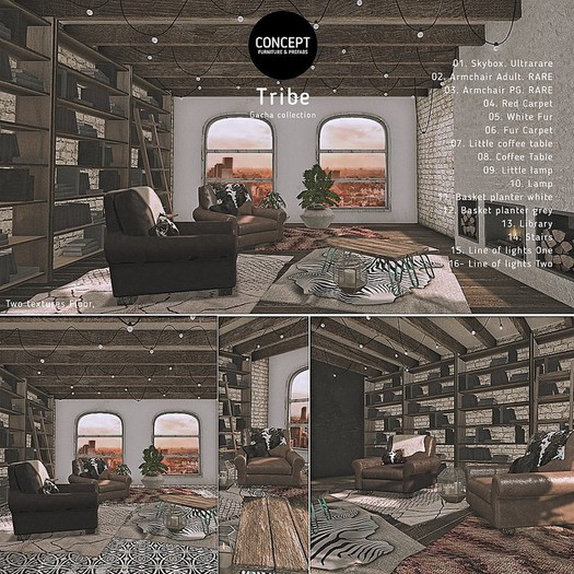 Concept} *03. Tribe. Armchair PG. RARE