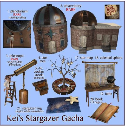 16. Kei's Stargazer Gacha (Pisces Bench)
