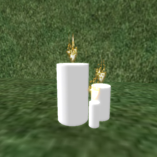 White Candle Set Box