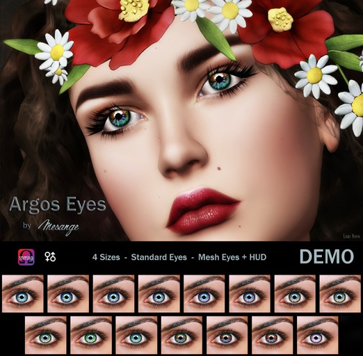 Second Life Marketplace - MESANGE - Argos Eyes BEAUTY PACK