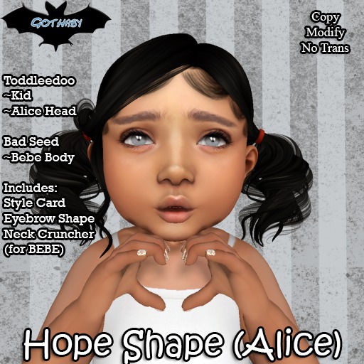 Gothaby - Hope Shape Alice Head (Boxed)