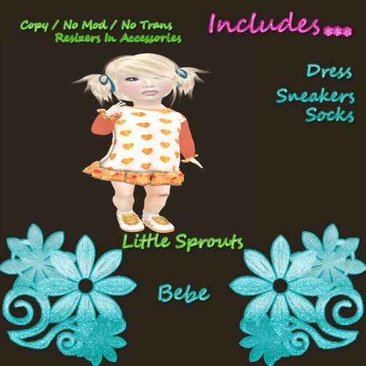 Little*Sprouts-Bebe Orange Hearts