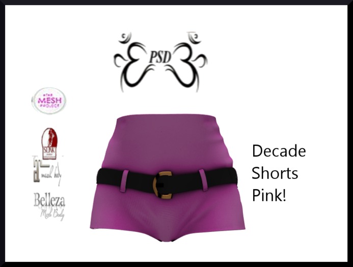 PSD! Decade Shorts Lt Pink