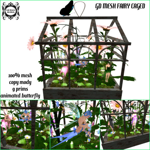GD MESH FAIRY CAGED