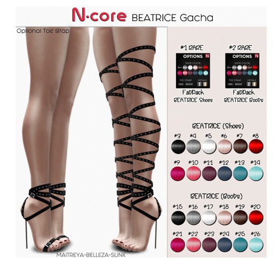 23.N-core BEATRICE Lilac Boots (Maitreya)