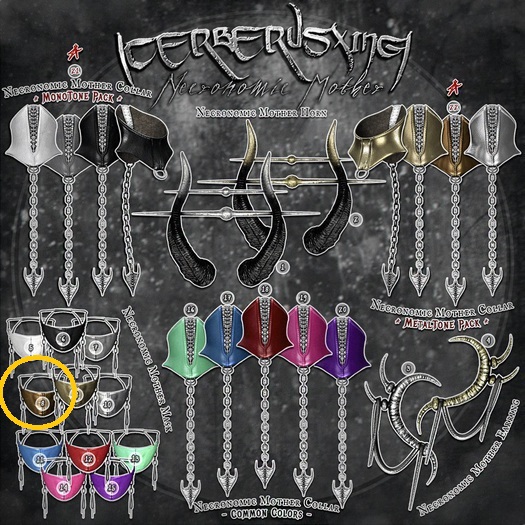 8. [CX] Necronomic Mother - Mask - Bronze