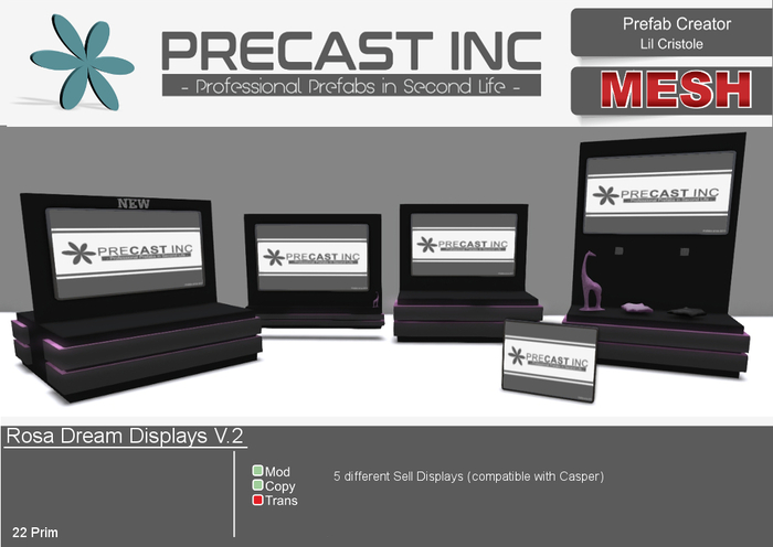 PRECAST Inc. - Rosa Dream Displays
