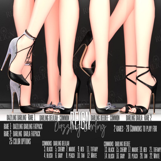 REIGN.- DARLING DEEDEE HEELS- (MAITREYA)- #14