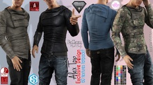 ALEX FATPACK Male Top MESH - ADAM, AESTHETIC, SIGNATURE GIANNI, SLINK, TMP, JAKE