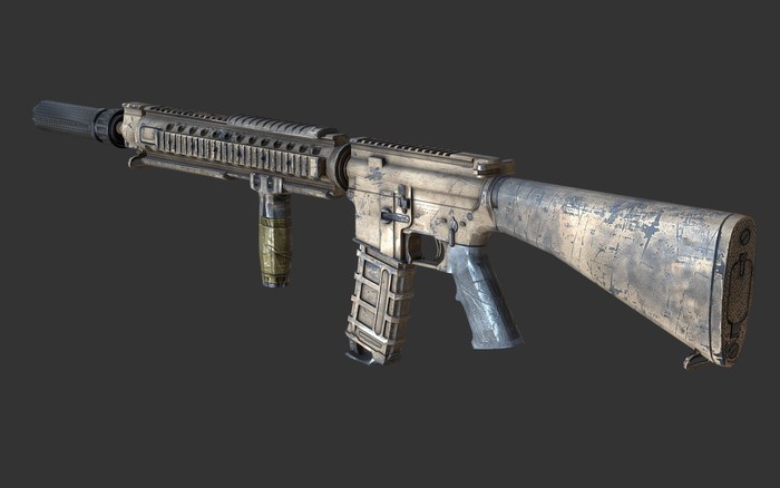 M16A1 Desert Camo DF3  Assault Rifle FP
