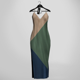 Emery Maria Dress Block Nude