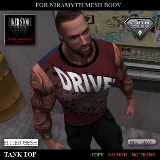 #Aesthetic Tank Top DRIVER