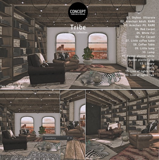 Concept} *03. Tribe. Armchair PG. RARE