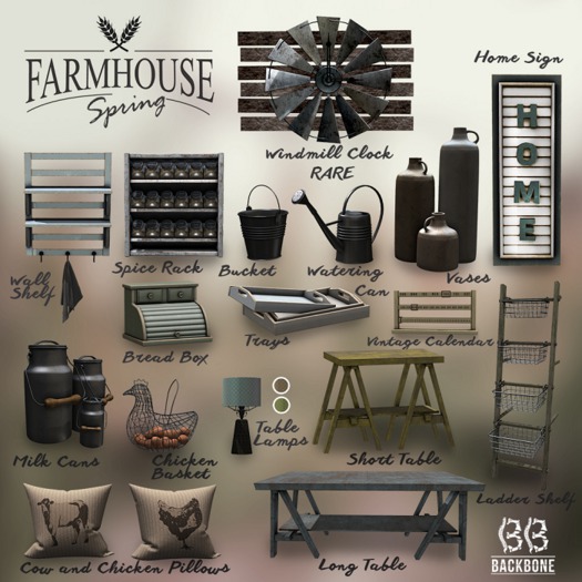 BackBone Farmhouse Spring - Table Lamp - Blue