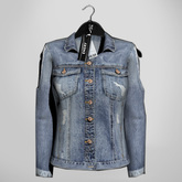 Emery Punisher Denim jacket Light Blue