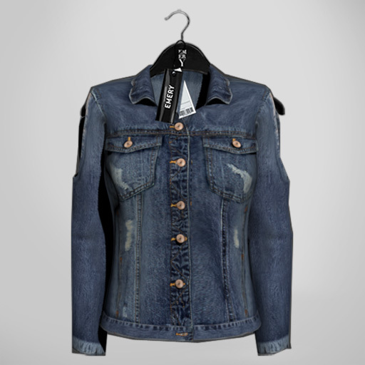 Emery Punisher Denim jacket Dark Blue