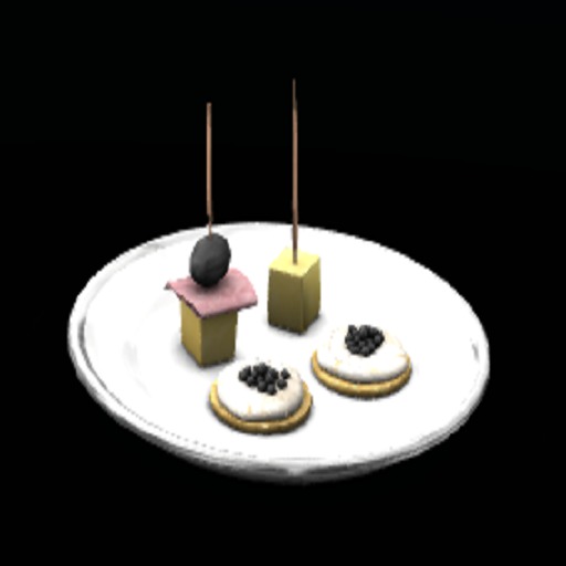 15 Fancy Decor: Plate with Snacks