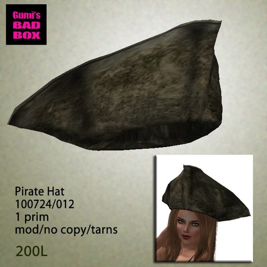 Pirate Hat 100724/012