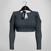 Emery Shape of U Top Bleu