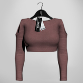 Emery Shape of U Top Morado