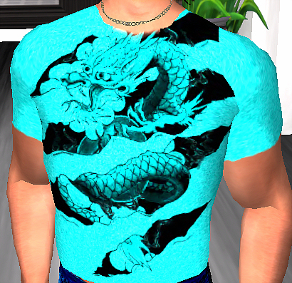 LiteBlue Dragon Shirt