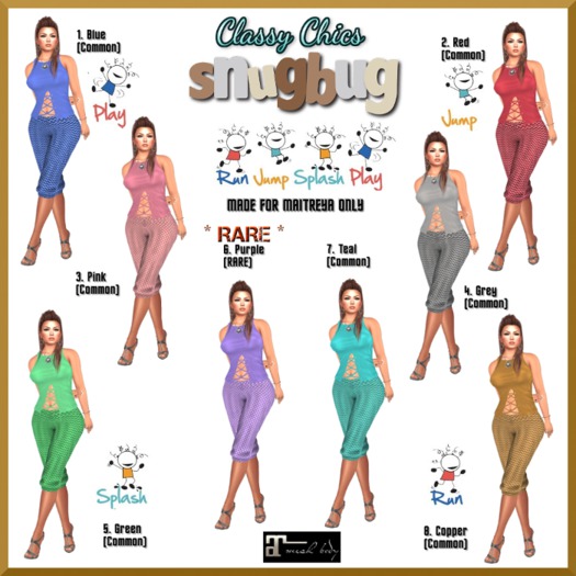 6.Classy Chics - Snug Bug - Purple - RARE