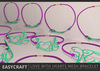 Easycraft love with hearts bracelet colorguide