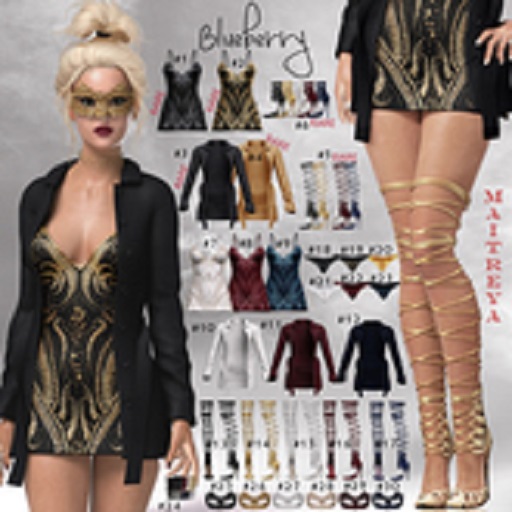 #4 Blueberry / Show Time / Maitreya - Coat *Queen* / RARE