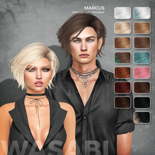 Wasabi // Marcus Mesh Hair - Basics