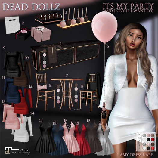 7. Dead Dollz - It's My Party - PartyTable