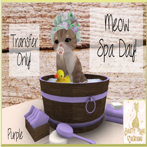 Meow Spa Day-Purple{Boxed}