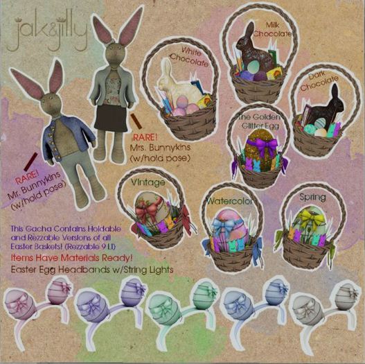 jak&jilly - Easter Basket - Vintage (Rez)