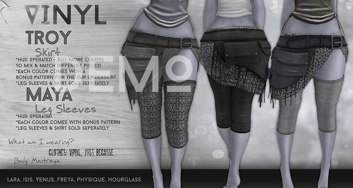 Vinyl - Maya Leg Sleeves Pak - DEMO