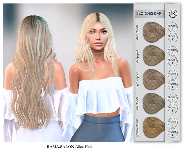 RAMA.SALON - Alice Hair 'BLONDES DARK'