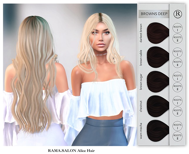 RAMA.SALON - Alice Hair 'BROWNS DEEP'