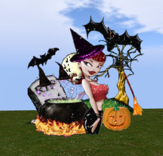 halloween witch 9 animated gif