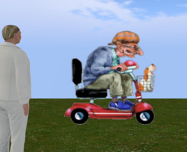 old man scootmobile animated gif