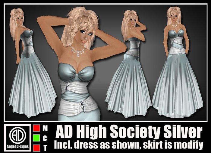 AD High Society Silver Gown