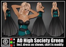 AD High Society Green Gown