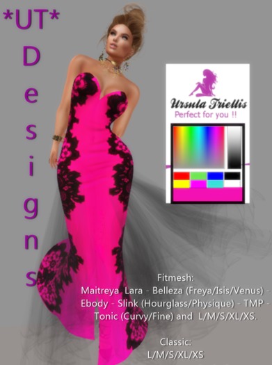 0005278 Mesh Gown HUD Color Control