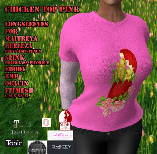 Chicken Top pink