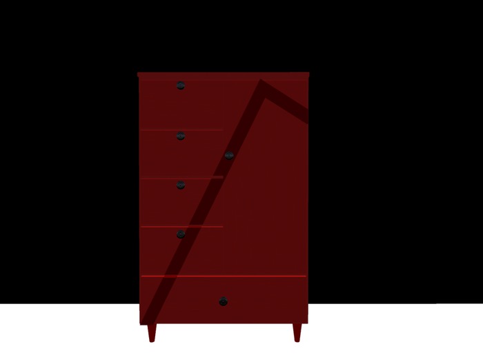 Armoire red