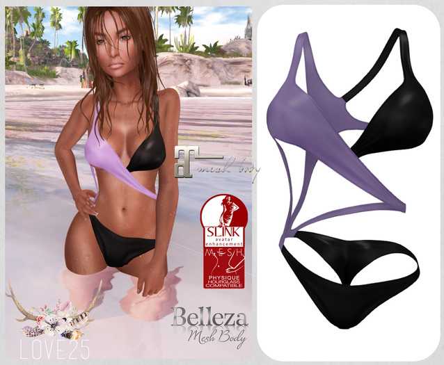 Sunchaser Swimsuit (Lavender)