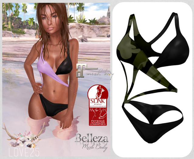 Sunchaser Swimsuit (Green Camo)