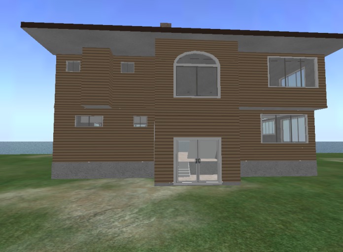 Villa elegante 2 piani con caminone centrale e ampi finestroni