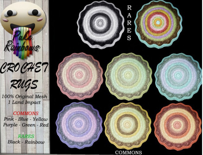 [PR] Crochet Rugs - Black <<RARE>>