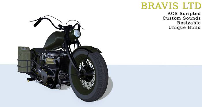 Bravis  Classic Miltary Motorcycle