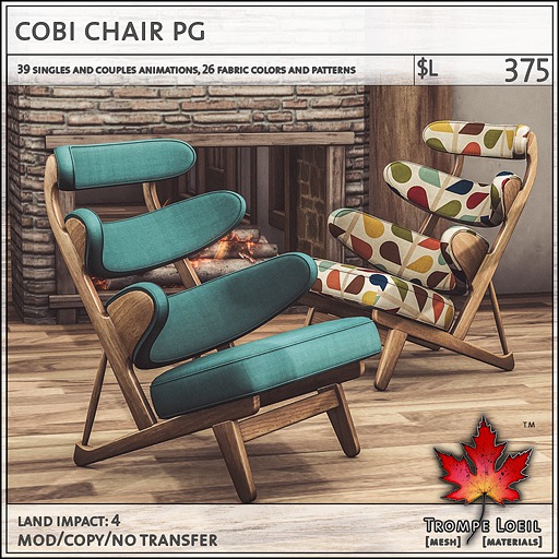 Trompe Loeil - Cobi Chair PG [mesh]