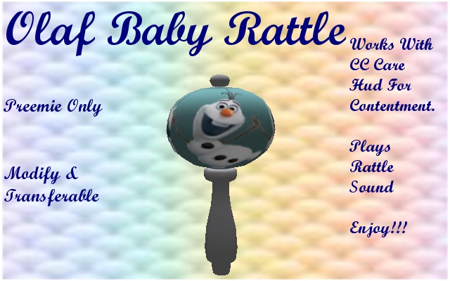 Olaf Rattle PREEMIE