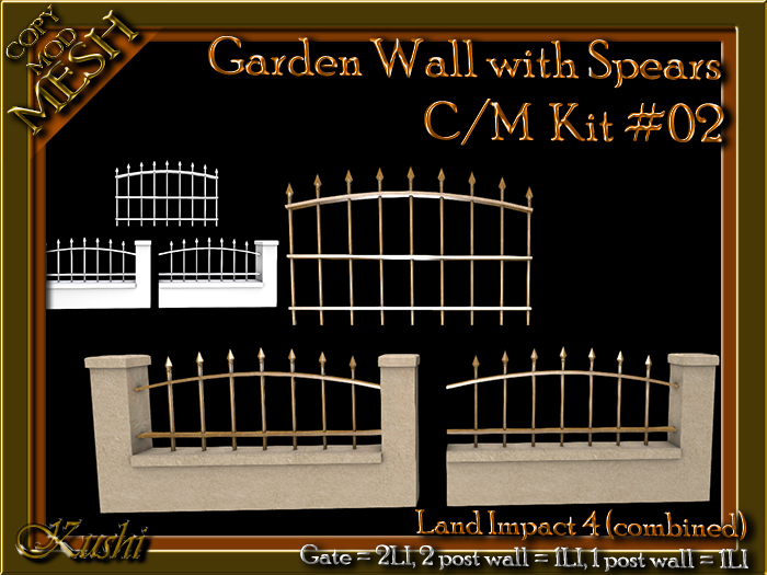 Wall With Spears #02 Copy Mod MESH